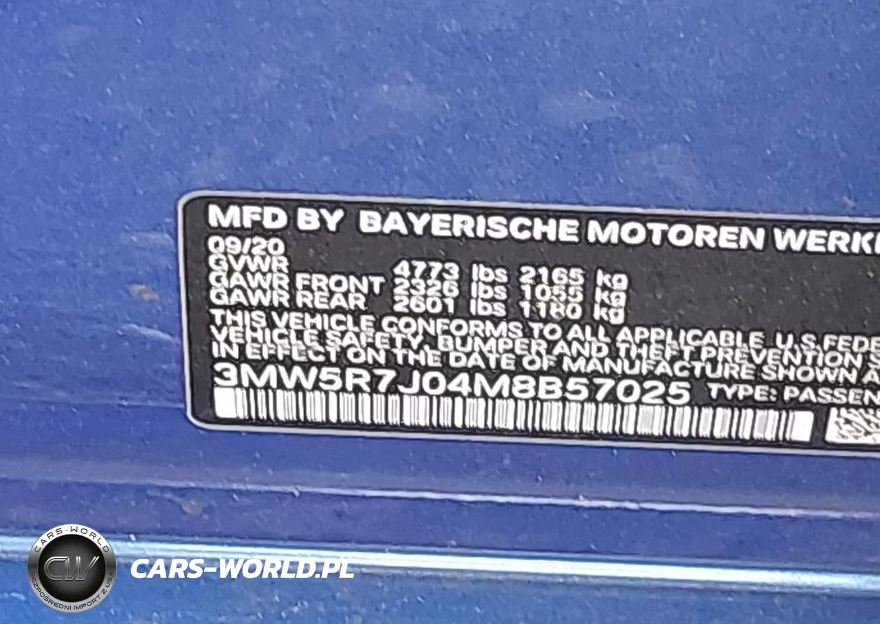 2021 BMW 330I xDrive VIN:3MW5R7J04M8B57025 - 9