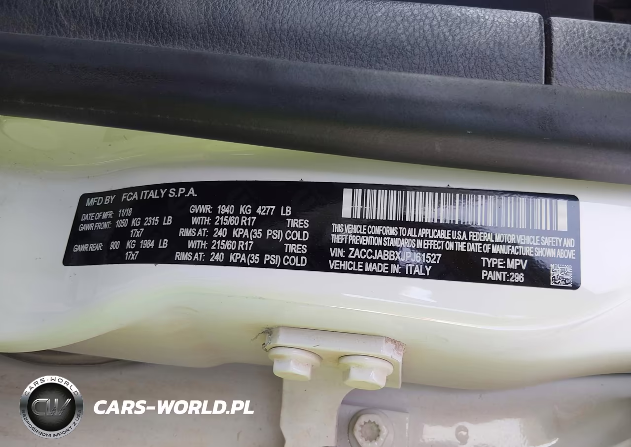 2018 Jeep Renegade Latitude Fwd VIN:ZACCJABBXJPJ61527 - 9