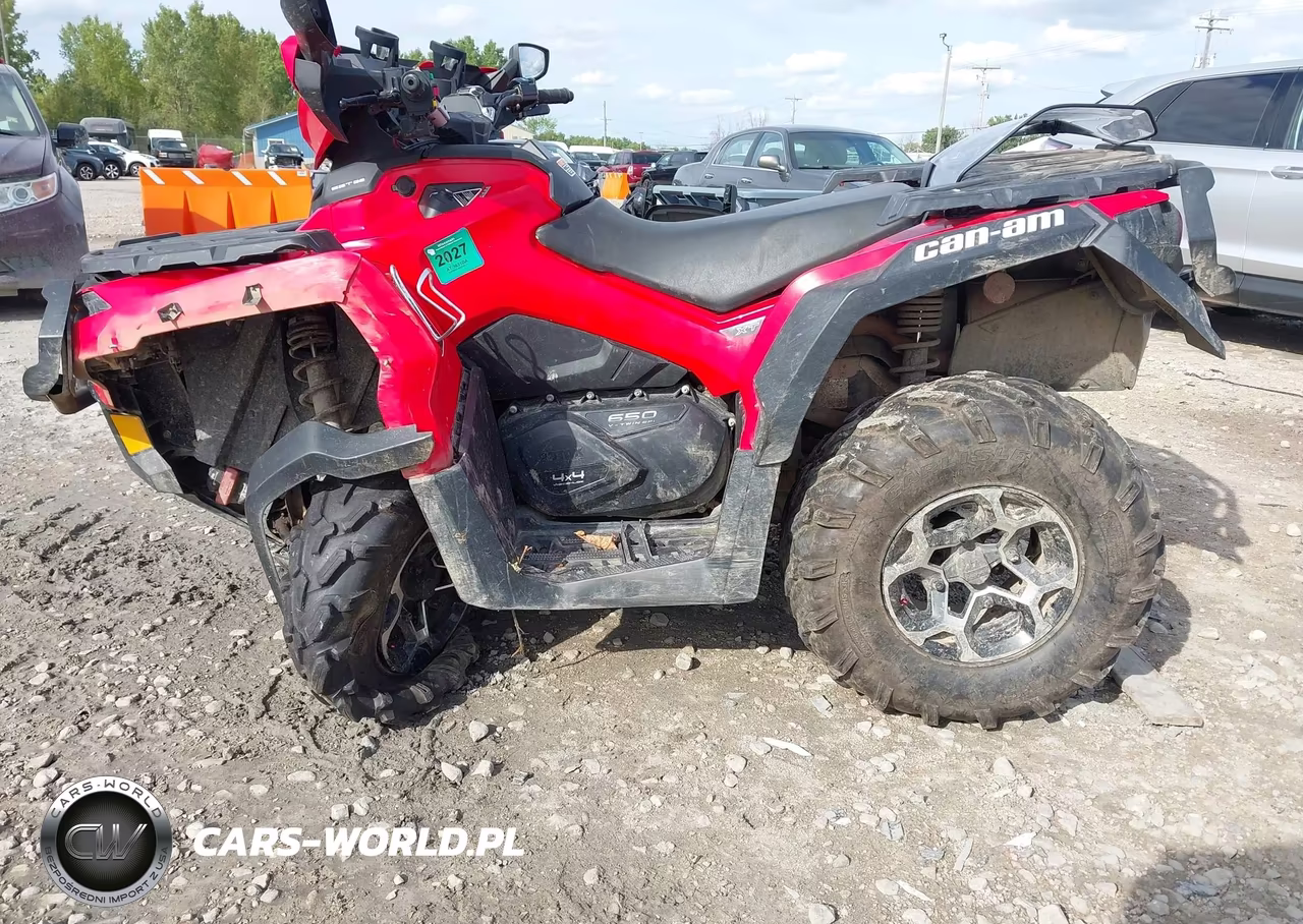 2014 Can-Am Outlander 650 Xt VIN:3JBLKHJ17EJ000227 - 14