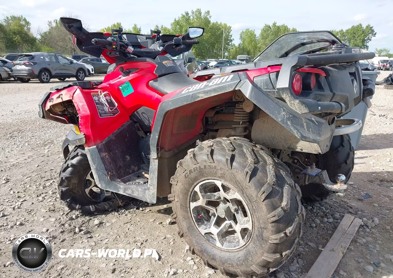 2014 Can-Am Outlander 650 Xt VIN:3JBLKHJ17EJ000227 - 3