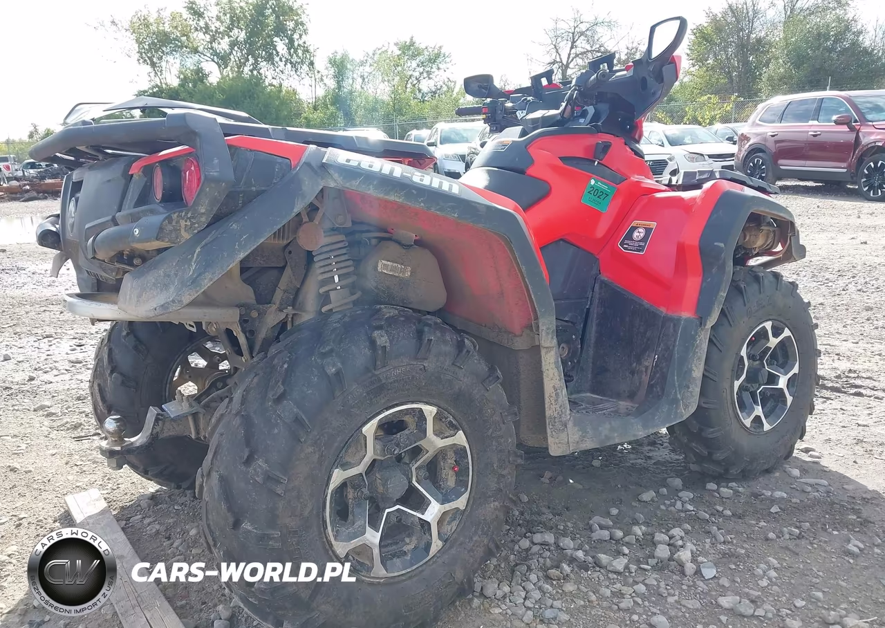 2014 Can-Am Outlander 650 Xt VIN:3JBLKHJ17EJ000227 - 4