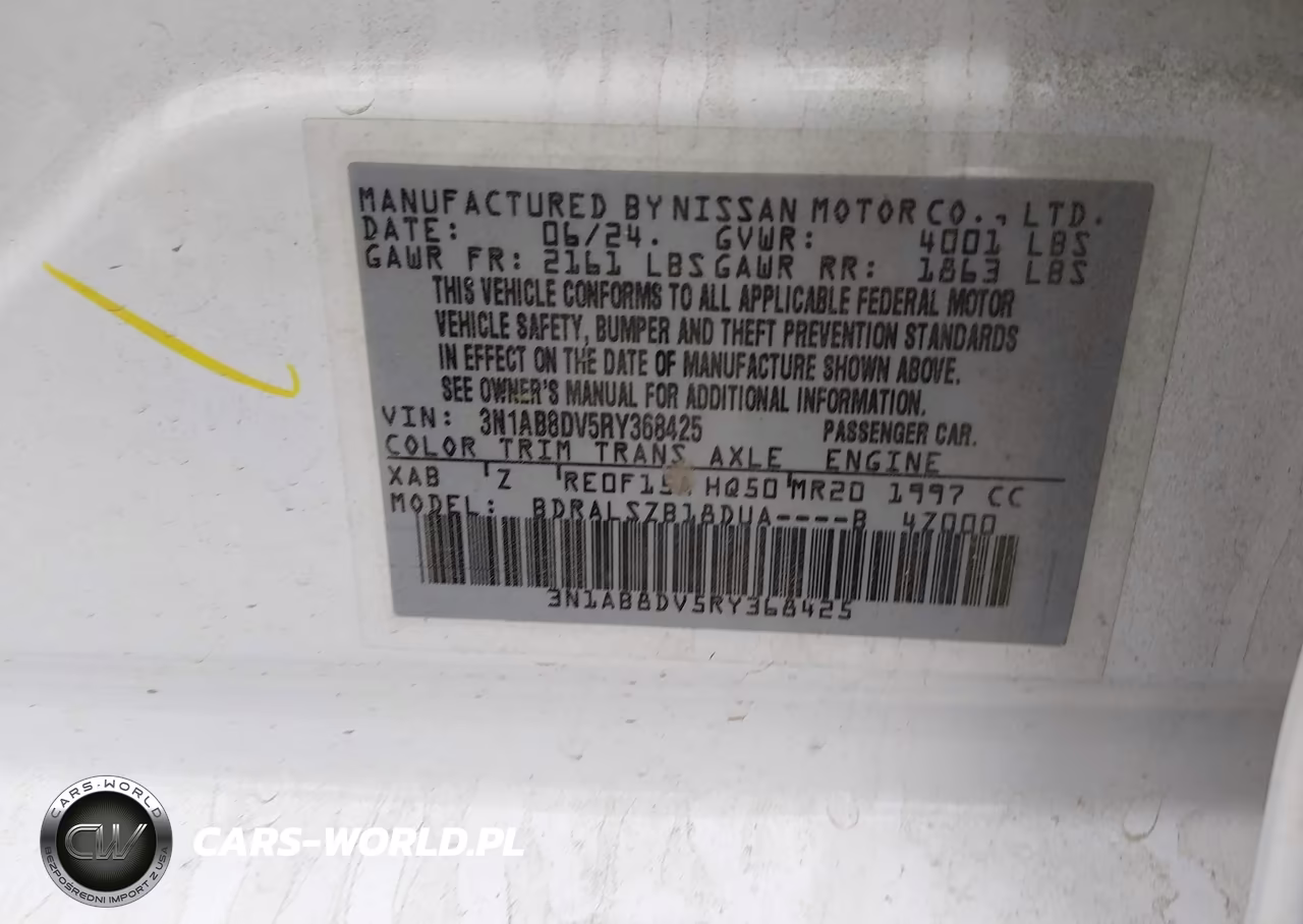 2024 Nissan Sentra Sr Xtronic Cvt VIN:3N1AB8DV5RY368425 - 9
