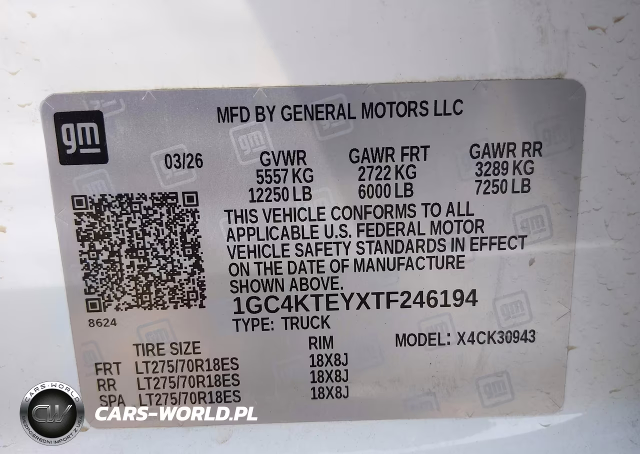2026 Chevrolet Silverado 3500 Hd , Long Bed, Lt Dual Rear Wheel, Rwd VIN:1GC4KTEYXTF246194 - 8