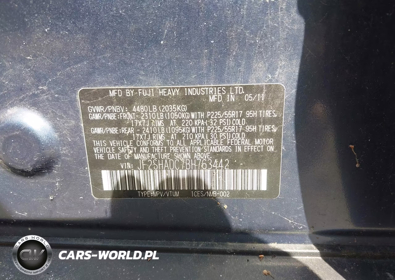 2011 Subaru Forester 2.5X Premium VIN:JF2SHADC7BH763442 - 9