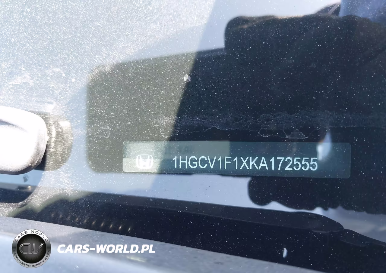 2019 Honda Accord Lx VIN:1HGCV1F1XKA172555 - 9