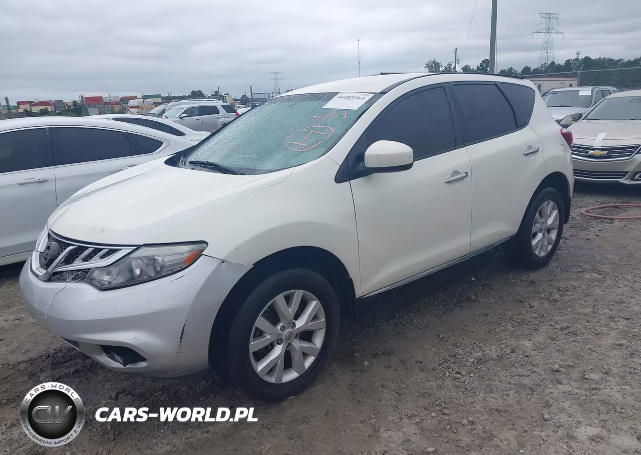 2012 Nissan Murano S VIN:JN8AZ1MU9CW109091 - 2