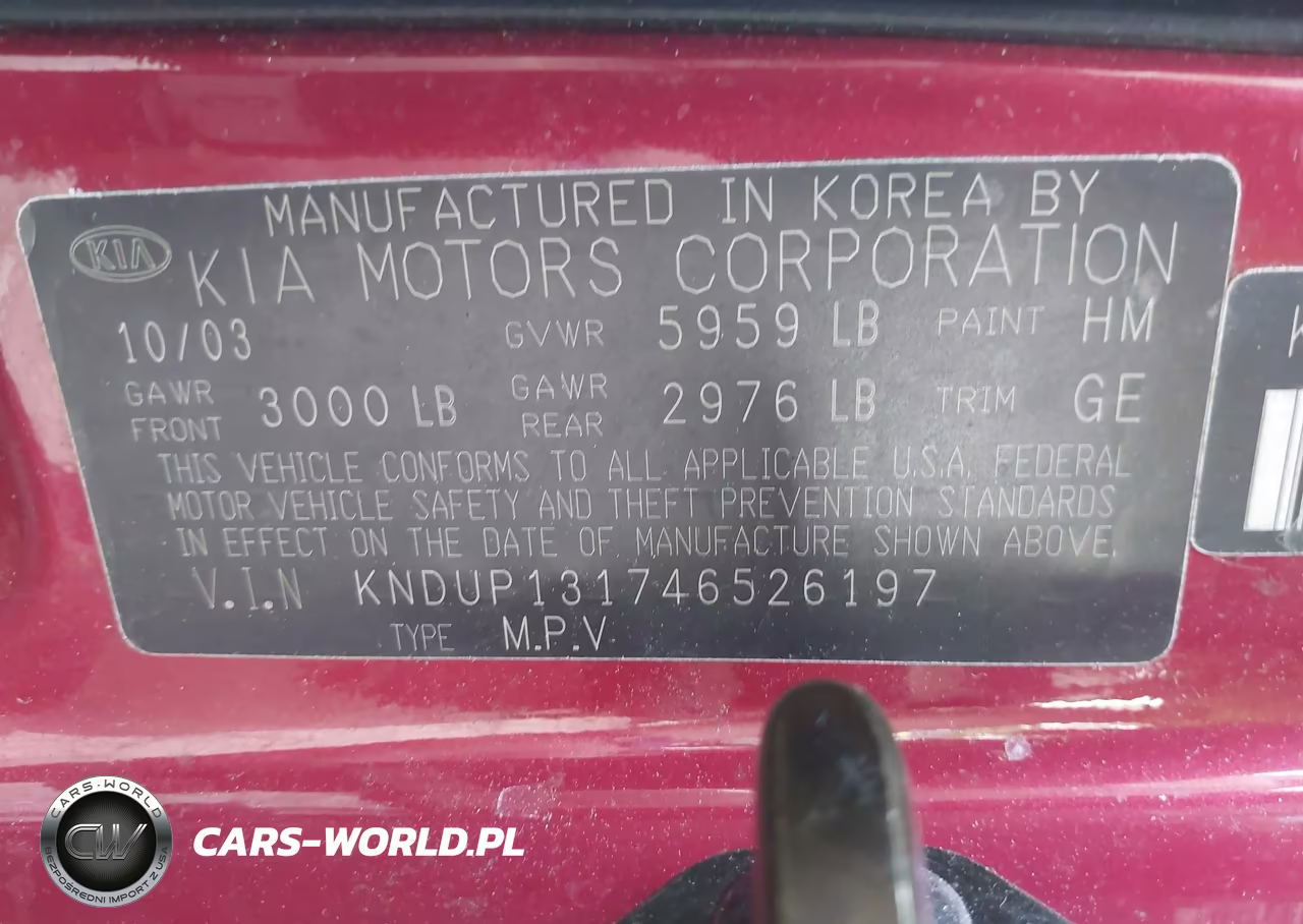 2004 Kia Sedona Ex-Lx VIN:KNDUP131746526197 - 9