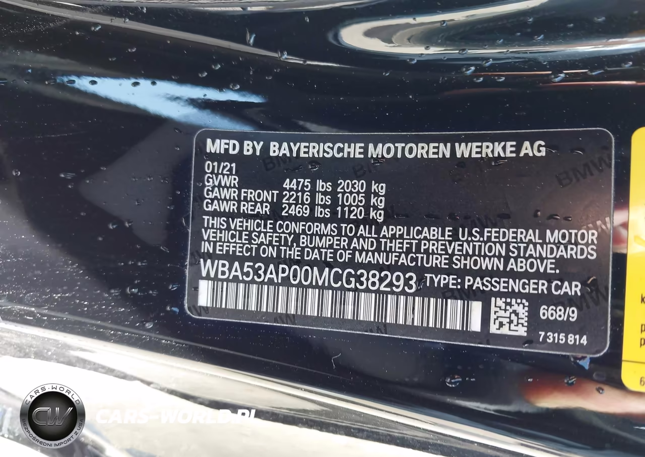 2021 BMW 430I VIN:WBA53AP00MCG38293 - 9