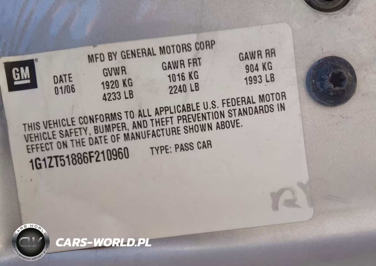 2006 Chevrolet Malibu Lt VIN:1G1ZT51886F210960 - 9