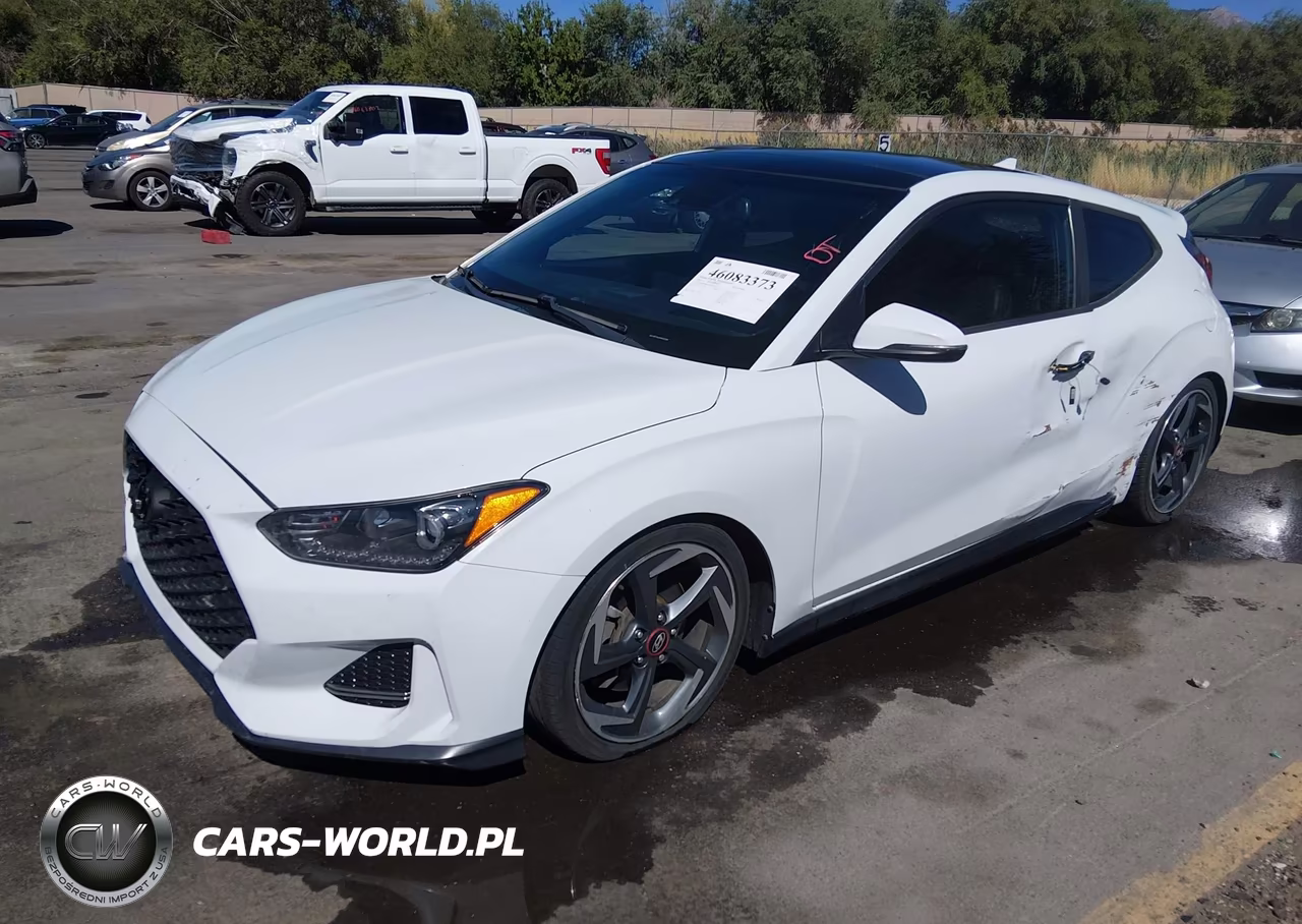 2019 Hyundai Veloster Turbo VIN:KMHTH6ABXKU020384 - 2