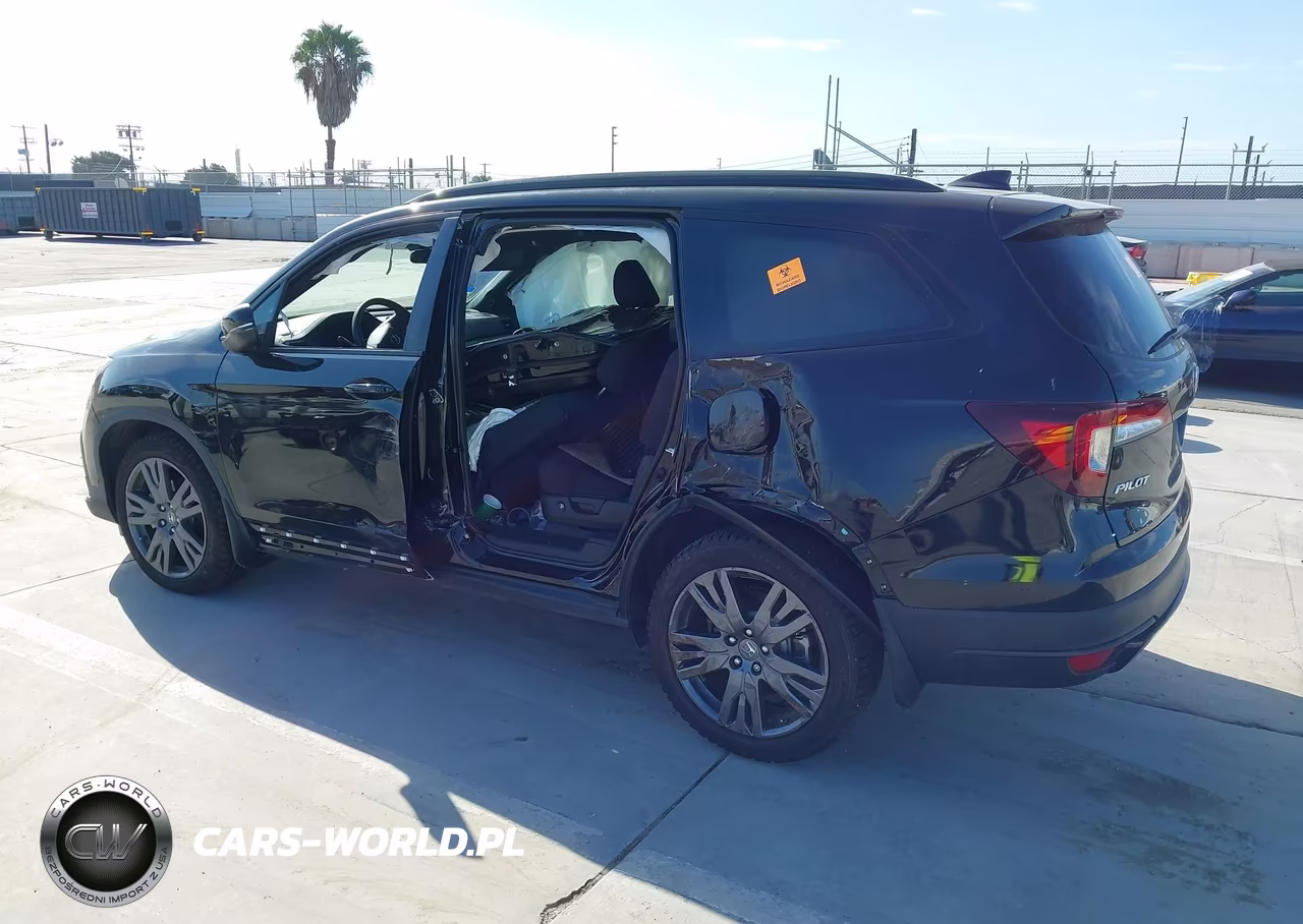 2022 Honda Pilot 2Wd Sport VIN:5FNYF5H34NB035193 - 3