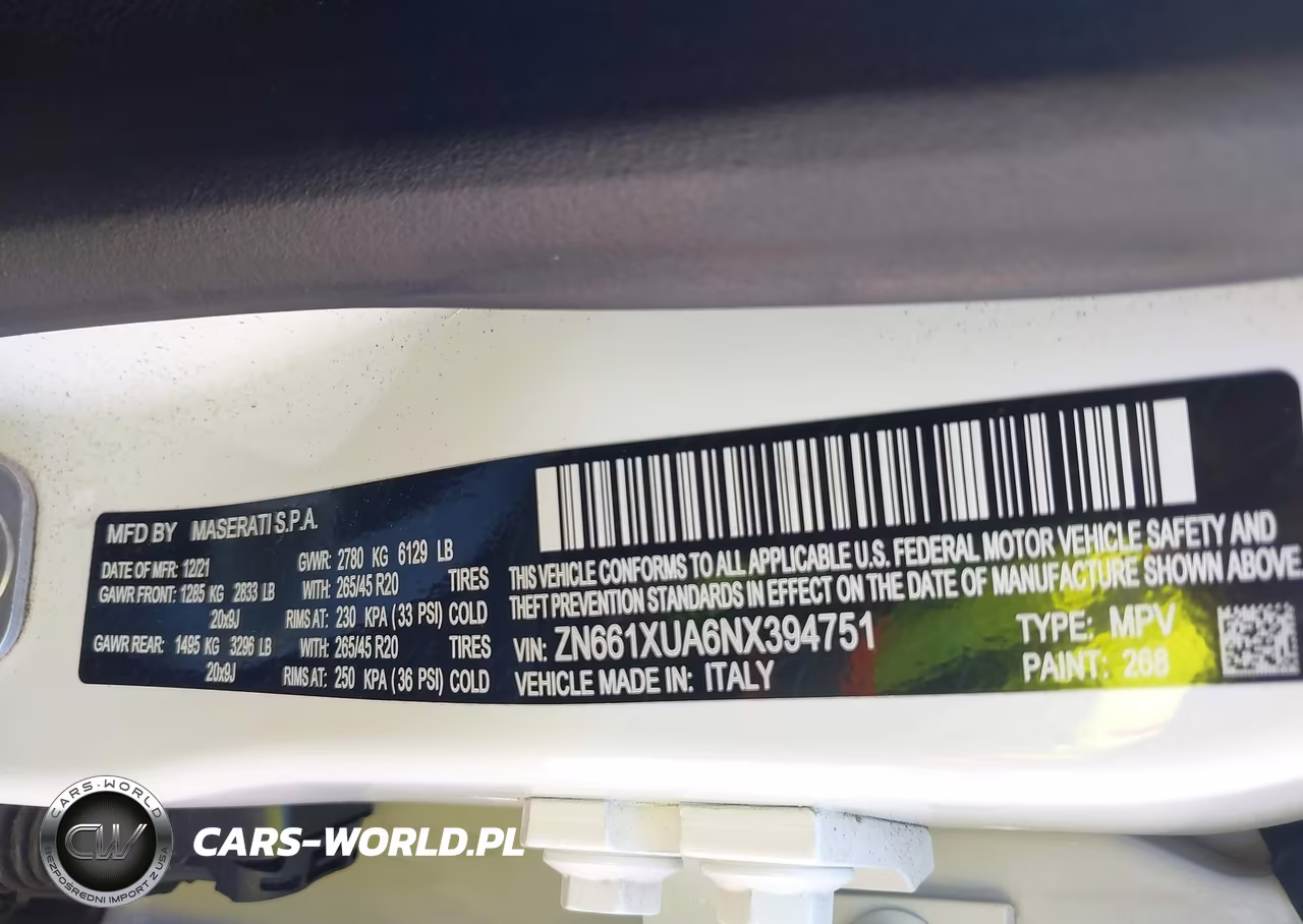 2022 Maserati Levante Gt VIN:ZN661XUA6NX394751 - 9