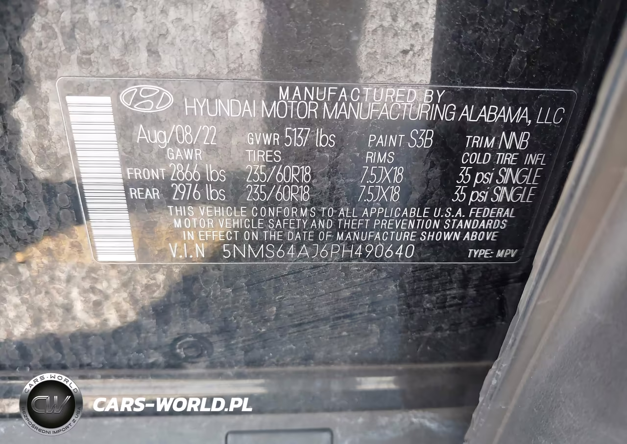 2023 Hyundai Santa Fe Xrt VIN:5NMS64AJ6PH490640 - 9