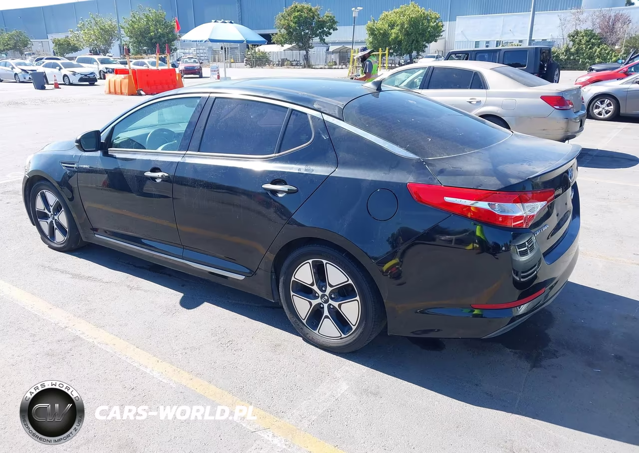 2013 Kia Optima Hybrid Ex VIN:KNAGM4ADXD5039471 - 3