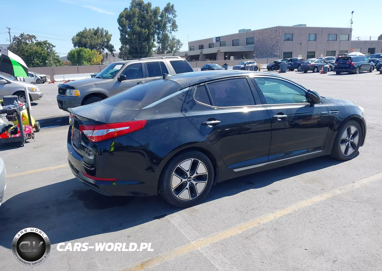 2013 Kia Optima Hybrid Ex VIN:KNAGM4ADXD5039471 - 4