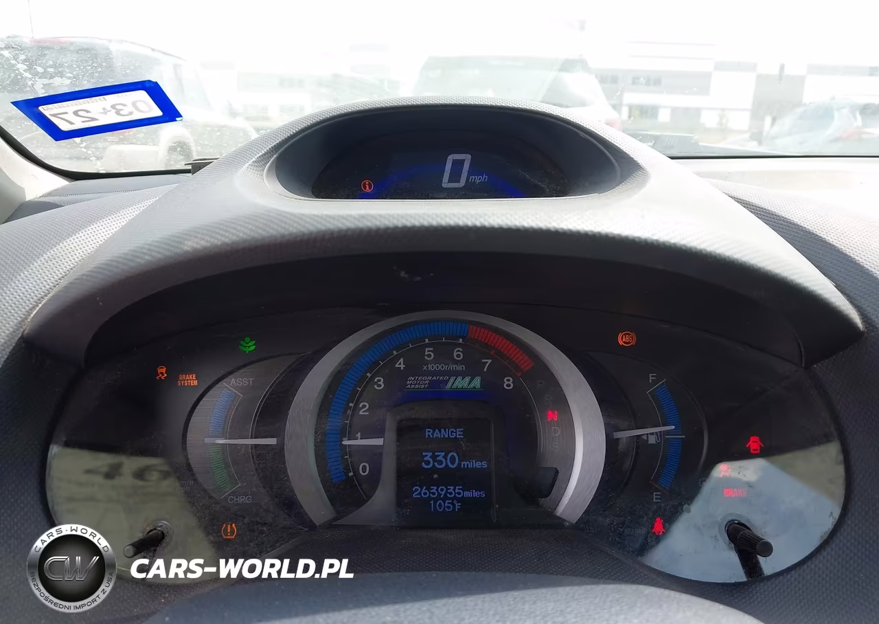 2010 Honda Insight Ex VIN:JHMZE2H72AS024665 - 7
