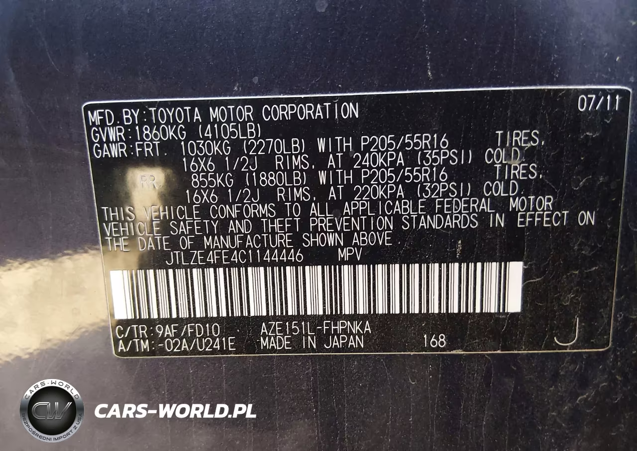 2012 Scion Xb VIN:JTLZE4FE4C1144446 - 9