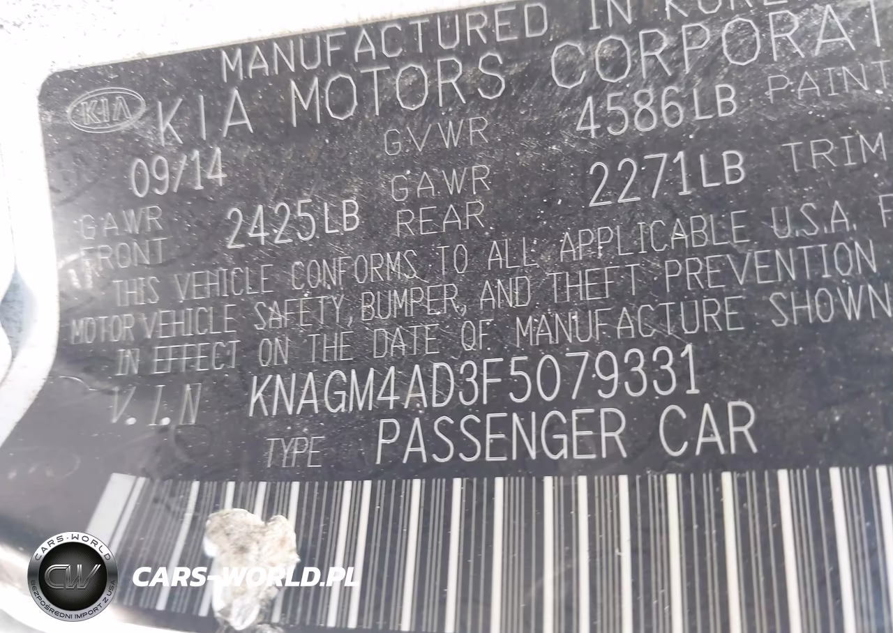2015 Kia Optima Hybrid VIN:KNAGM4AD3F5079331 - 9