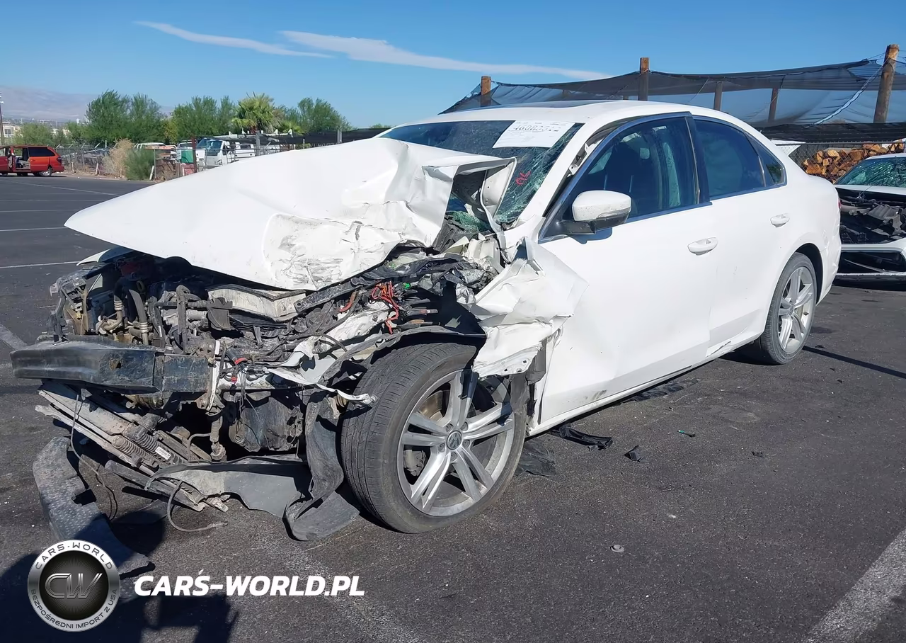 2015 Volkswagen Passat 2.0L Tdi Se VIN:1VWBV7A30FC057749 - 2
