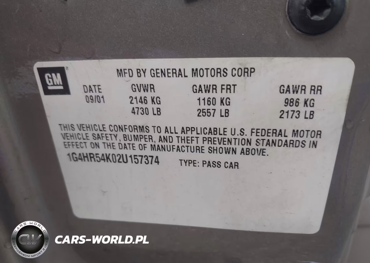 2002 Buick Lesabre Limited VIN:1G4HR54K02U157374 - 9