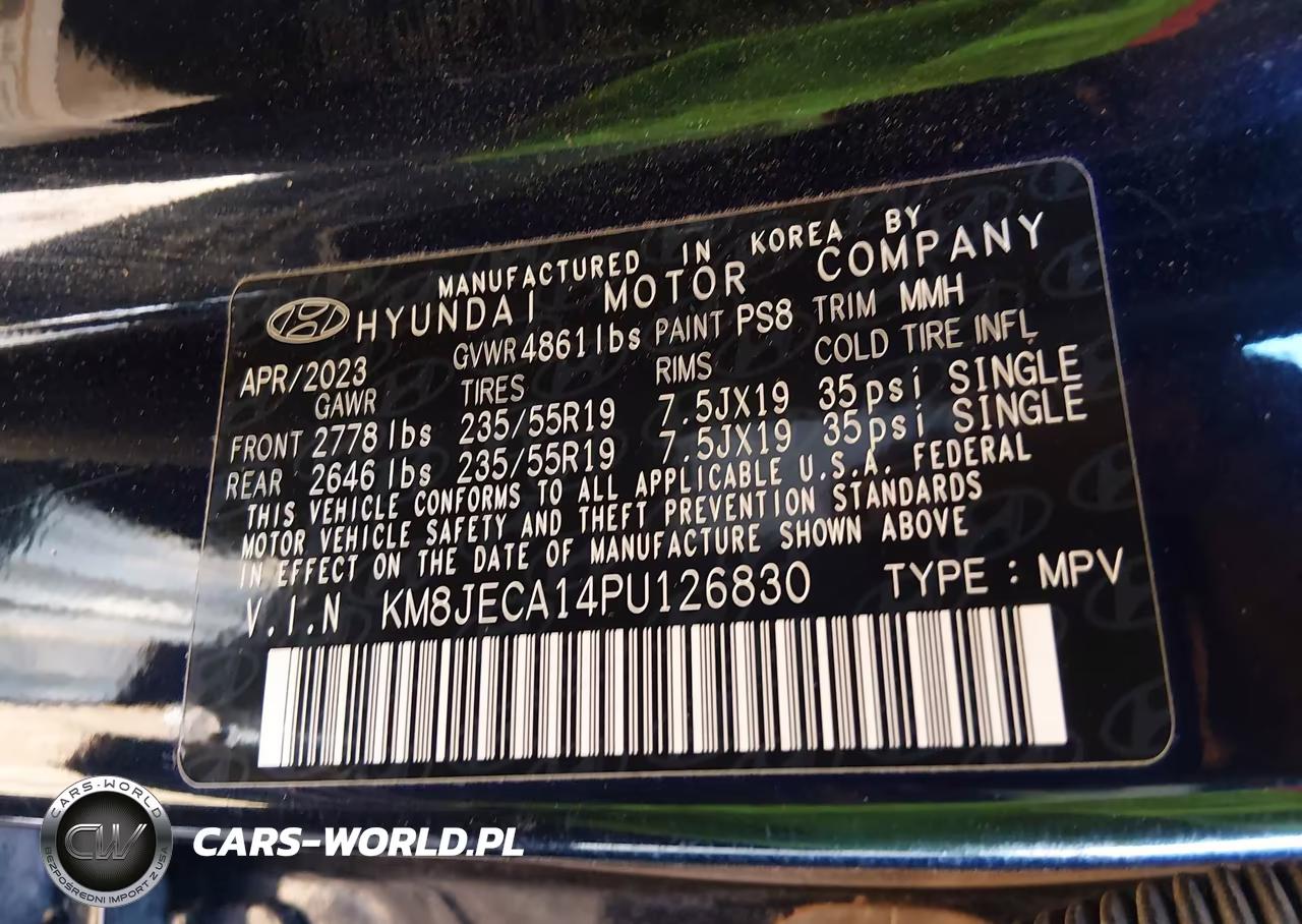 2023 Hyundai Tucson Hybrid Limited VIN:KM8JECA14PU126830 - 9