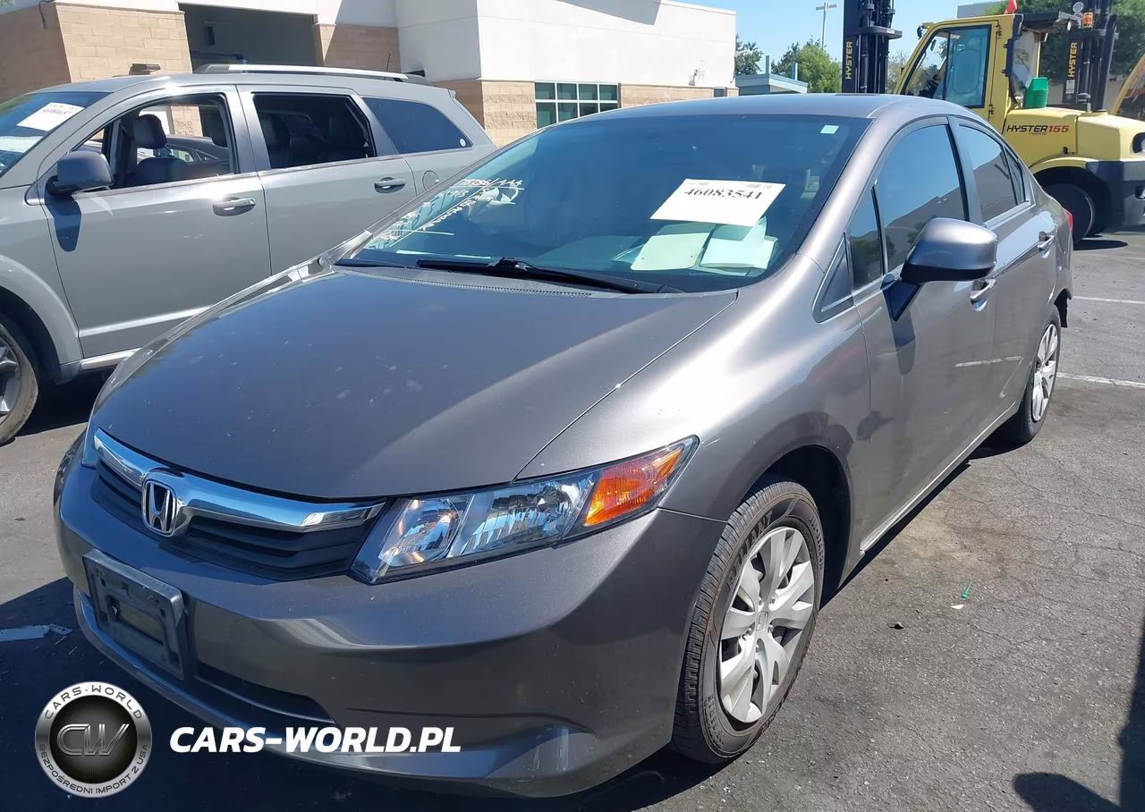2012 Honda Civic Lx VIN:19XFB2F56CE352546 - 2