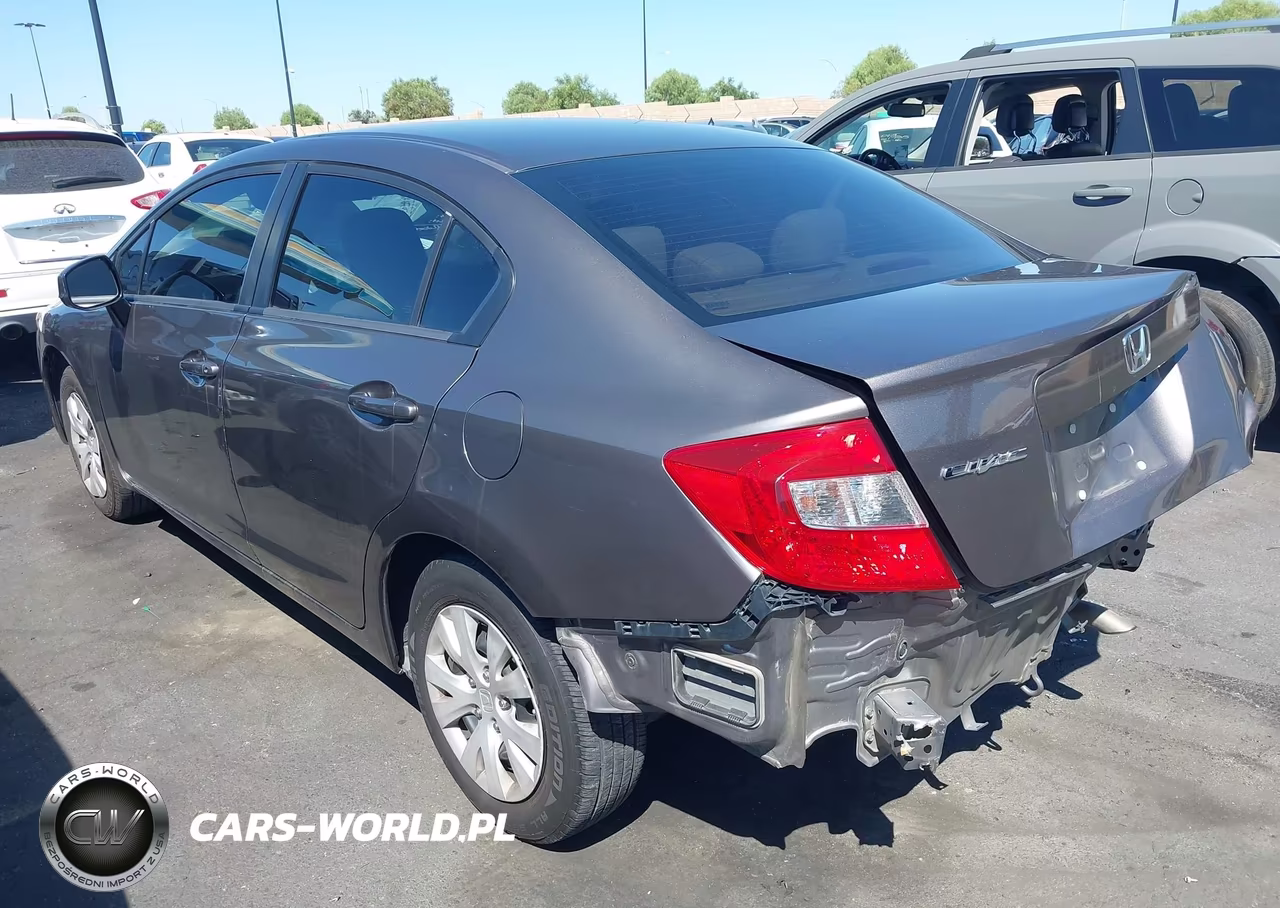 2012 Honda Civic Lx VIN:19XFB2F56CE352546 - 3