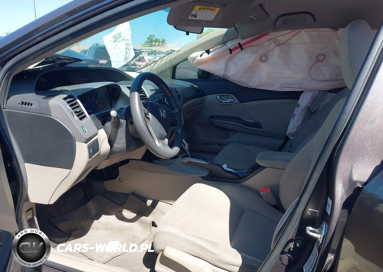 2012 Honda Civic Lx VIN:19XFB2F56CE352546 - 5