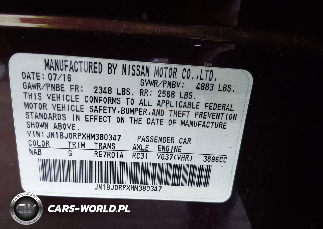 2017 Infiniti Qx50 VIN:JN1BJ0RPXHM380347 - 9