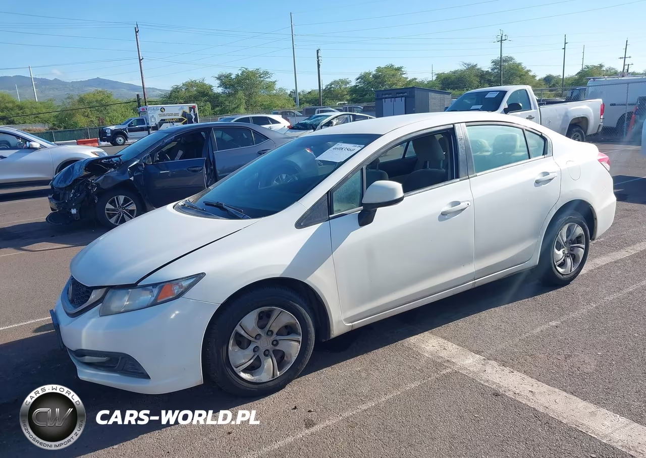 2013 Honda Civic Lx VIN:2HGFB2F51DH520956 - 2