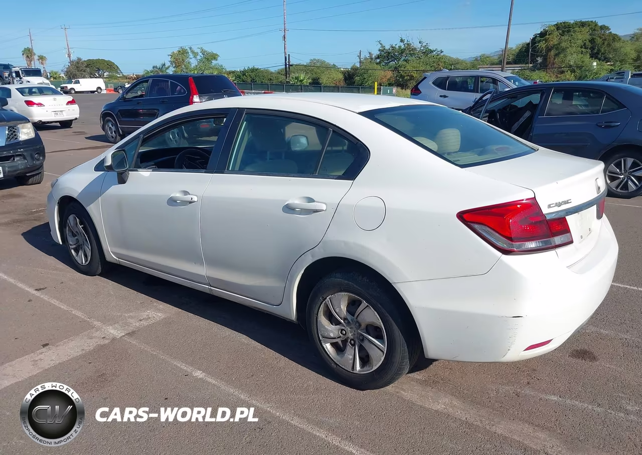 2013 Honda Civic Lx VIN:2HGFB2F51DH520956 - 3