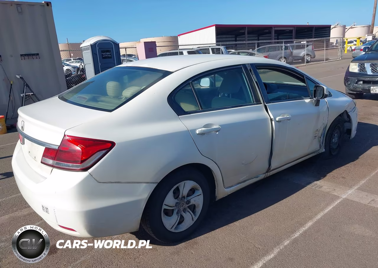 2013 Honda Civic Lx VIN:2HGFB2F51DH520956 - 4