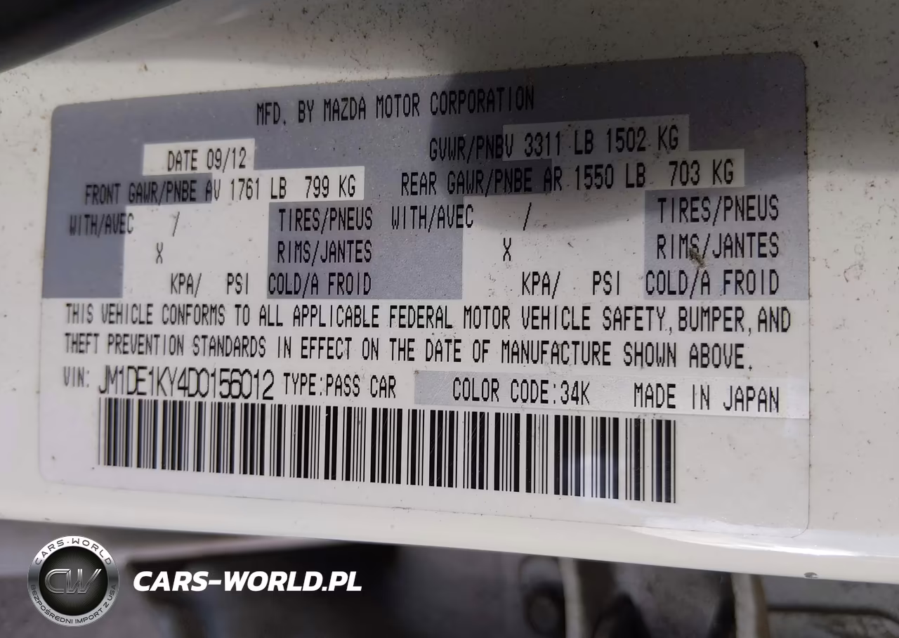 2013 Mazda Mazda2 Sport VIN:JM1DE1KY4D0156012 - 9
