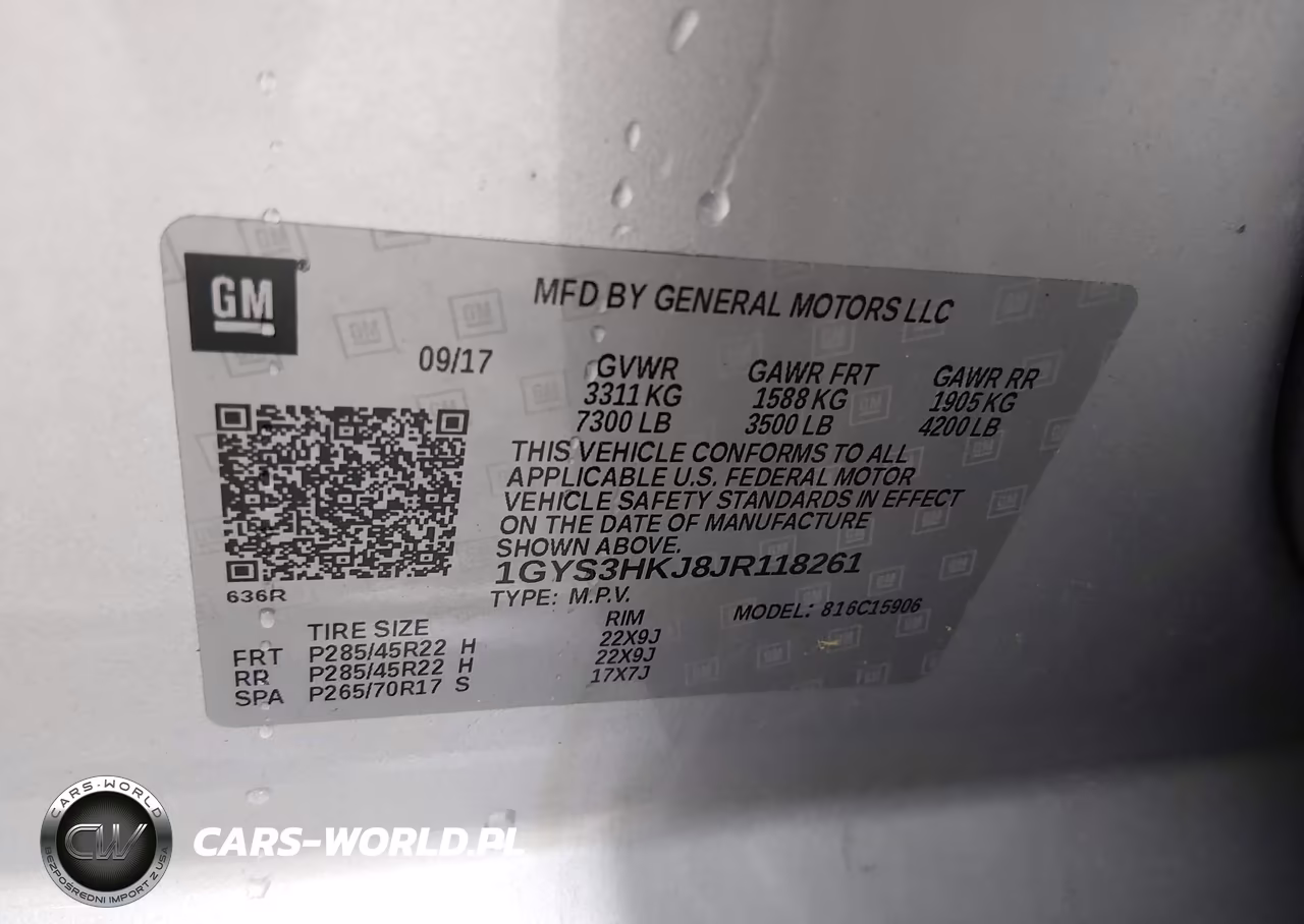 2018 Cadillac Escalade Esv Luxury VIN:1GYS3HKJ8JR118261 - 9
