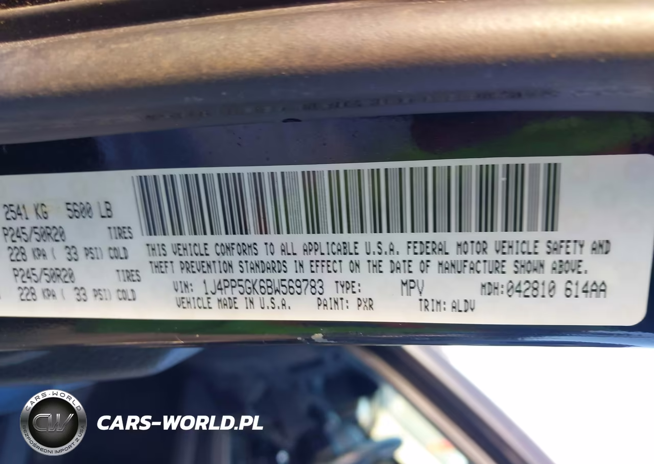 2011 Jeep Liberty Limited Edition VIN:1J4PP5GK6BW569783 - 9