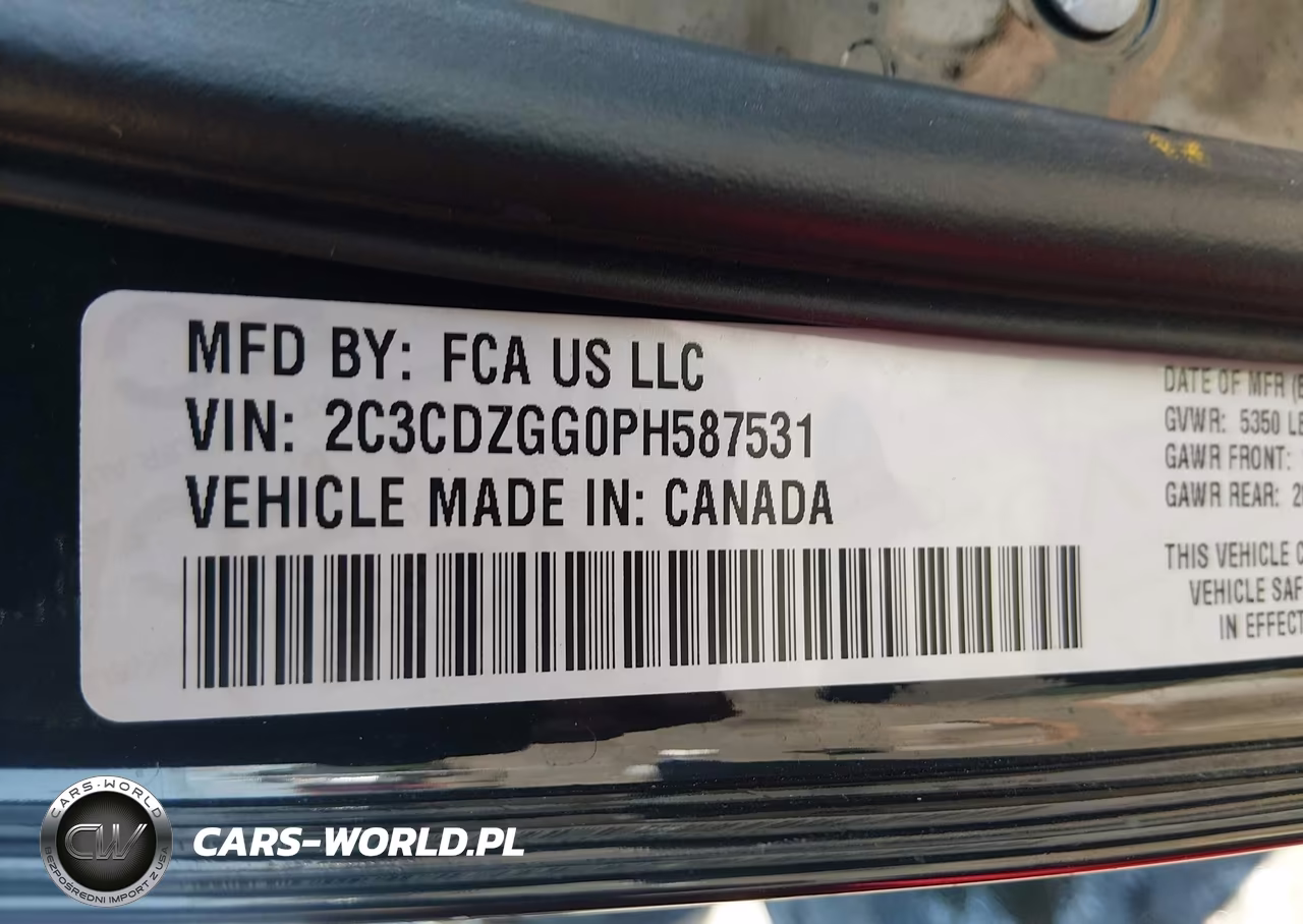 2023 Dodge Challenger Sxt Awd VIN:2C3CDZGG0PH587531 - 9