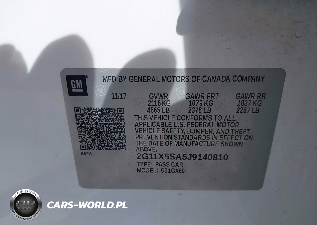 2018 Chevrolet Impala 1Fl VIN:2G11X5SA5J9140810 - 9