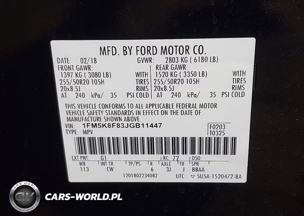 2018 Ford Explorer Limited VIN:1FM5K8F83JGB11447 - 9