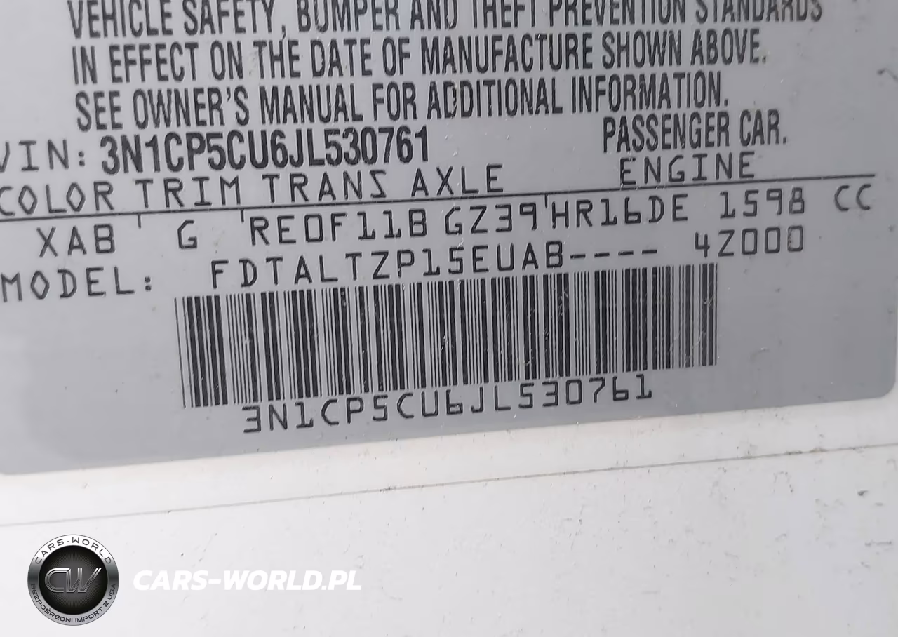 2018 Nissan Kicks Sr VIN:3N1CP5CU6JL530761 - 9