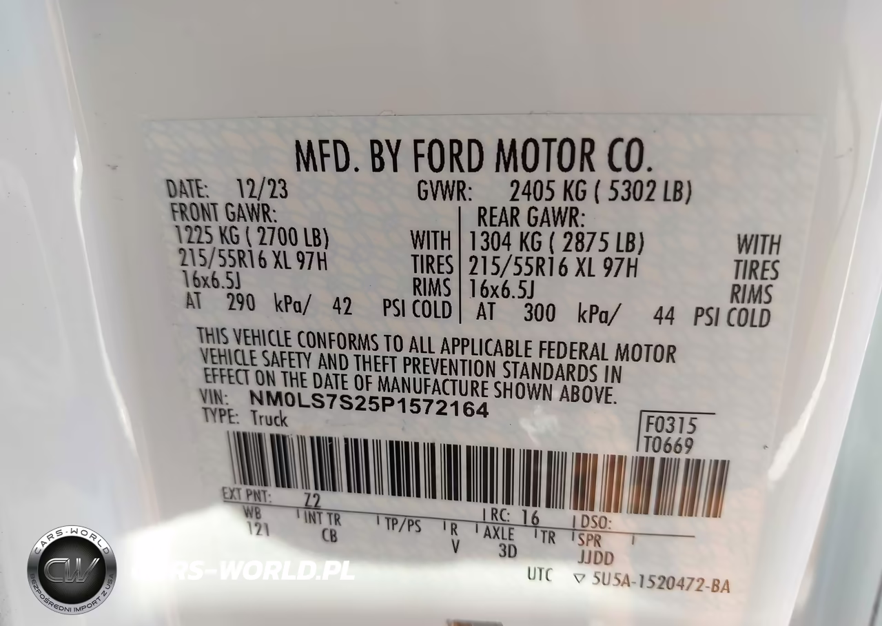2023 Ford Transit Connect Xl VIN:NM0LS7S25P1572164 - 9