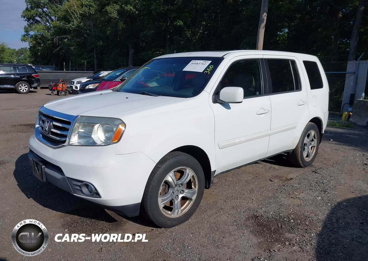 2012 Honda Pilot Ex-L VIN:5FNYF4H57CB037514 - 2