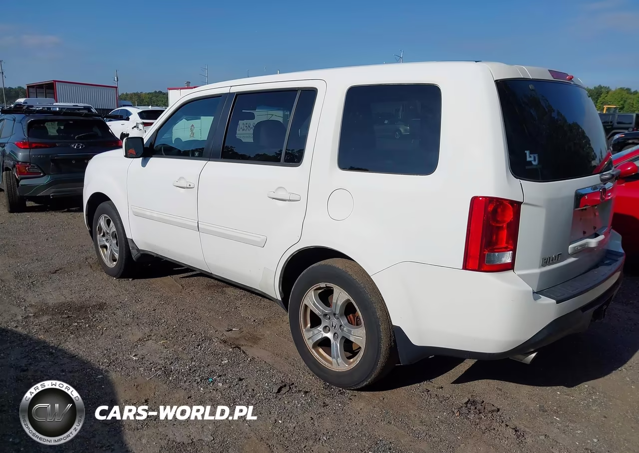 2012 Honda Pilot Ex-L VIN:5FNYF4H57CB037514 - 3