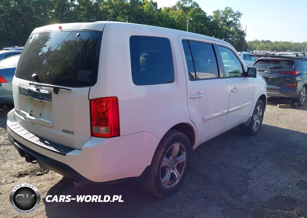 2012 Honda Pilot Ex-L VIN:5FNYF4H57CB037514 - 4
