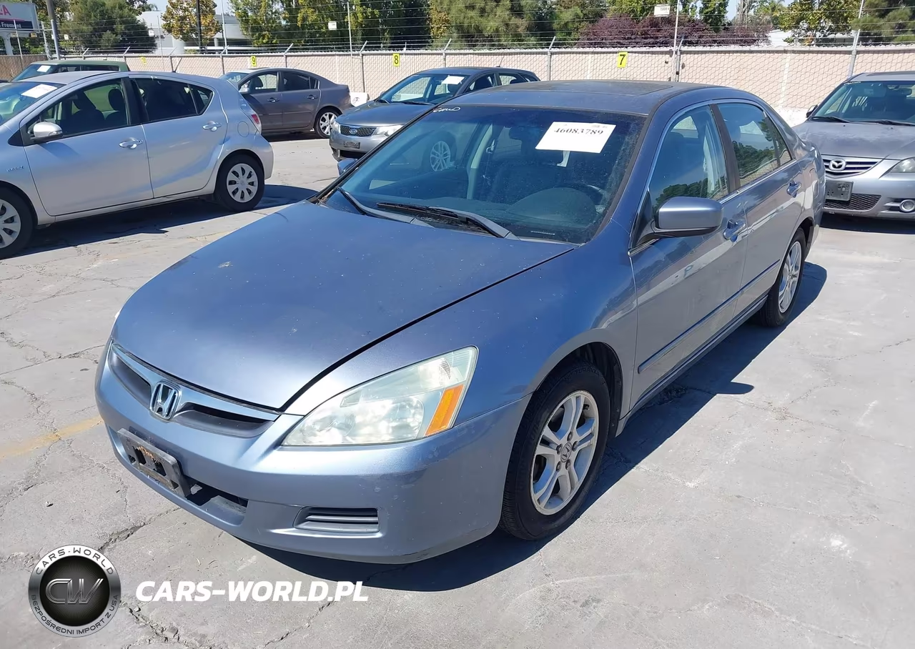 2007 Honda Accord 2.4 Ex VIN:1HGCM567X7A107100 - 2
