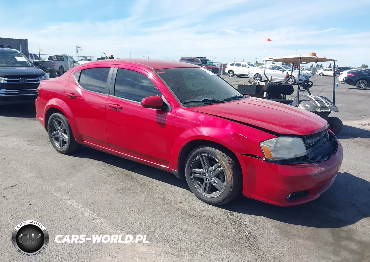 2014 Dodge Avenger Sxt VIN:1C3CDZCBXEN237581 - 1