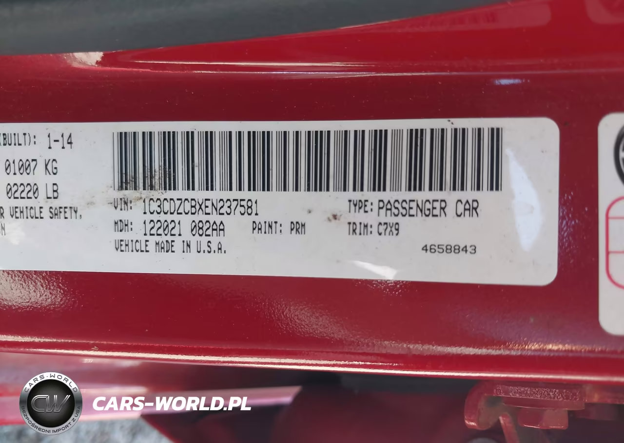 2014 Dodge Avenger Sxt VIN:1C3CDZCBXEN237581 - 9