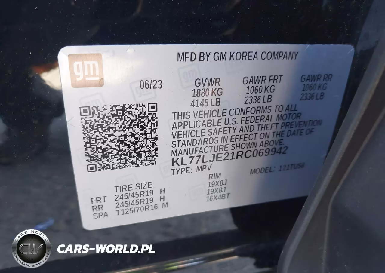 2024 Chevrolet Trax Fwd 2Rs VIN:KL77LJE21RC069942 - 9
