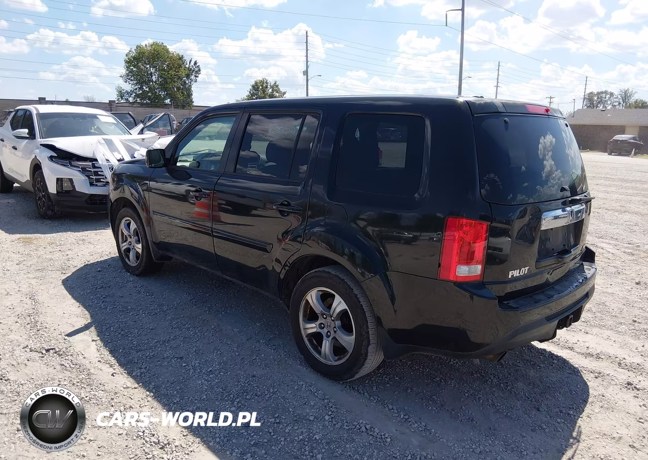 2012 Honda Pilot Ex-L VIN:5FNYF4H63CB033372 - 3