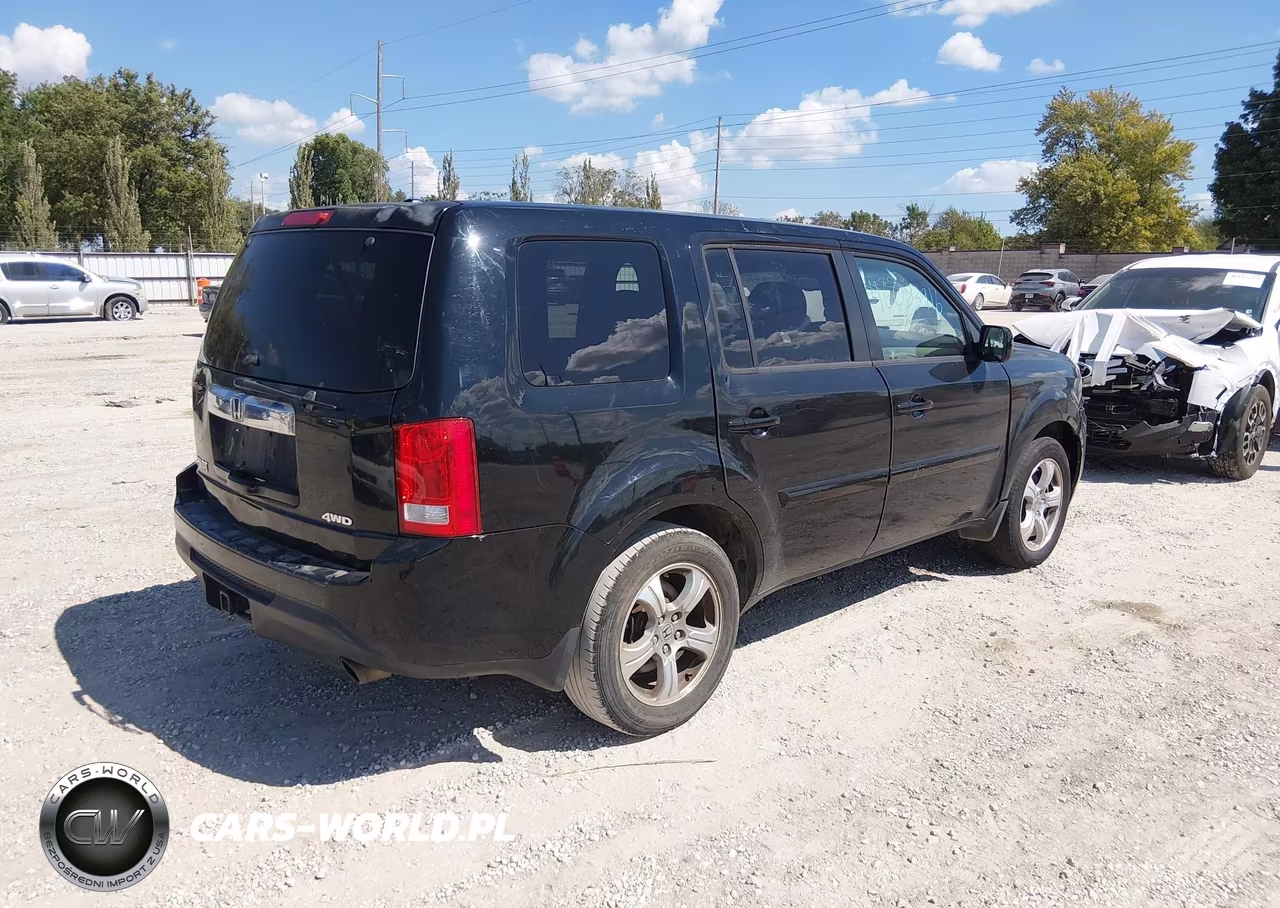 2012 Honda Pilot Ex-L VIN:5FNYF4H63CB033372 - 4