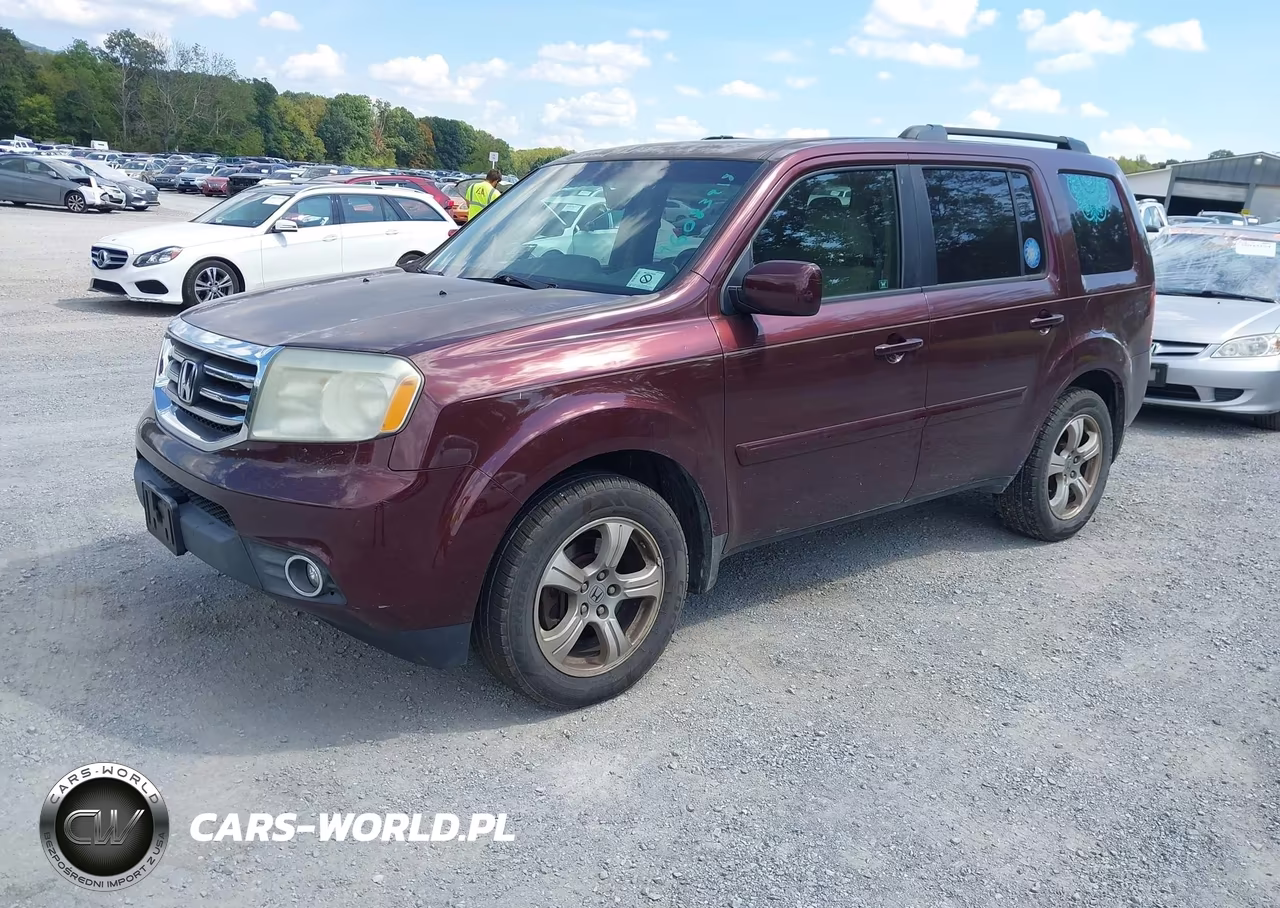 2012 Honda Pilot Ex-L VIN:5FNYF3H53CB024835 - 2